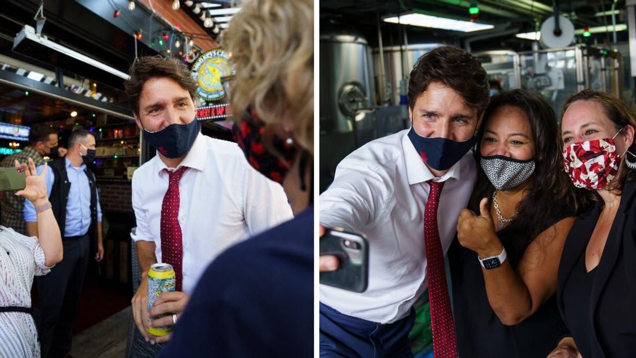 Justin Trudeau Visited An Ontario Brewery Yesterday (PHOTOS)
