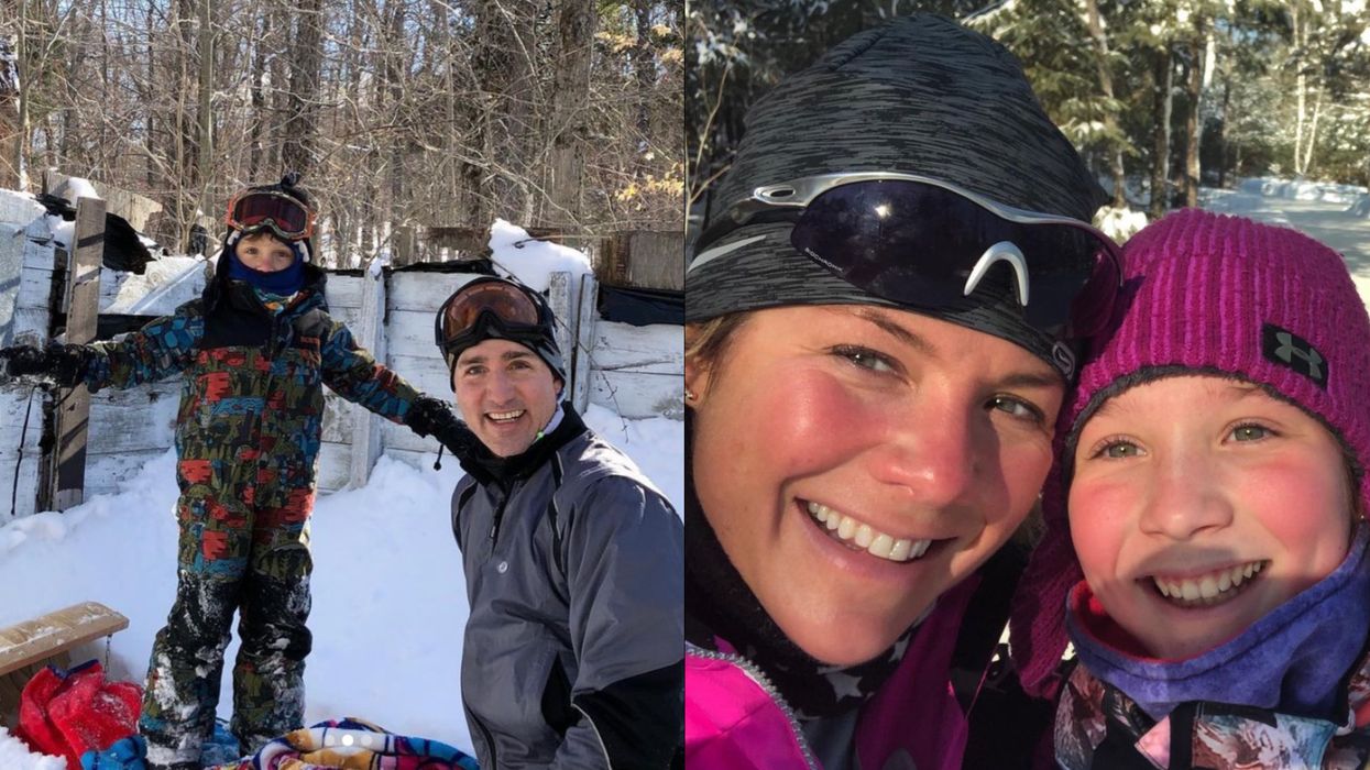 Justin Trudeau’s Family Got Out In The Snow & ‘Finally’ Made A Snowman (PHOTO)