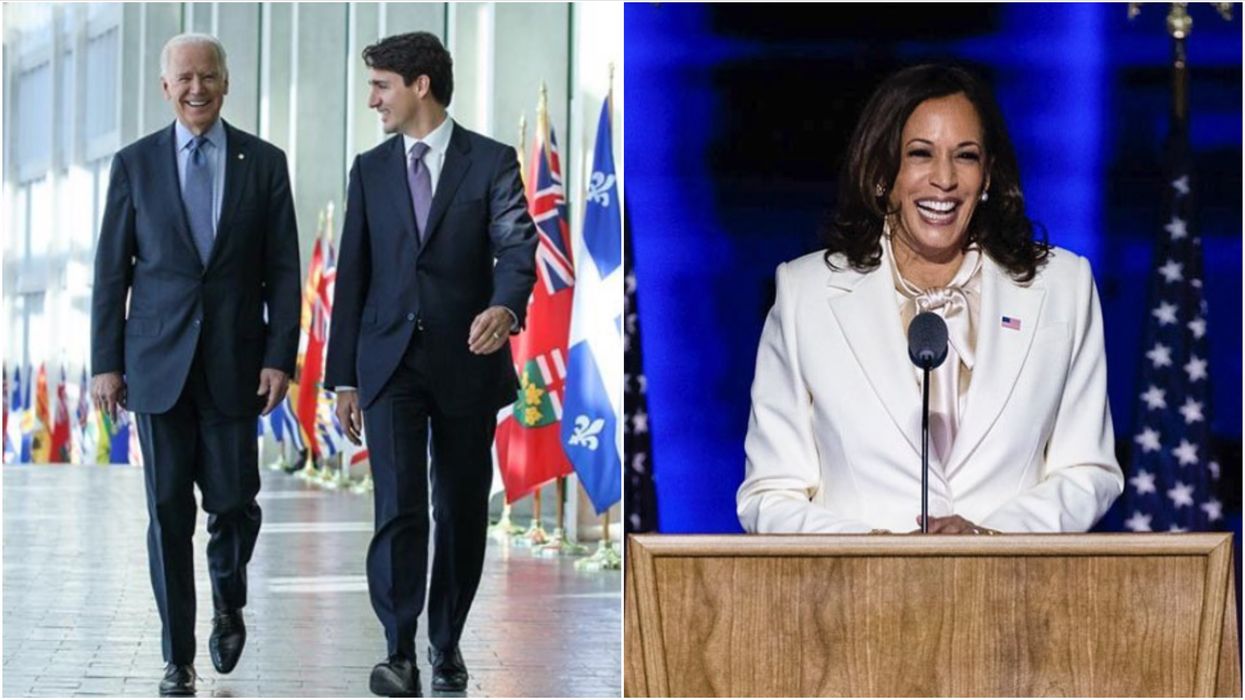 Kamala Harris Is An 'Inspiration' Says Justin Trudeau After Her Historic Election Win