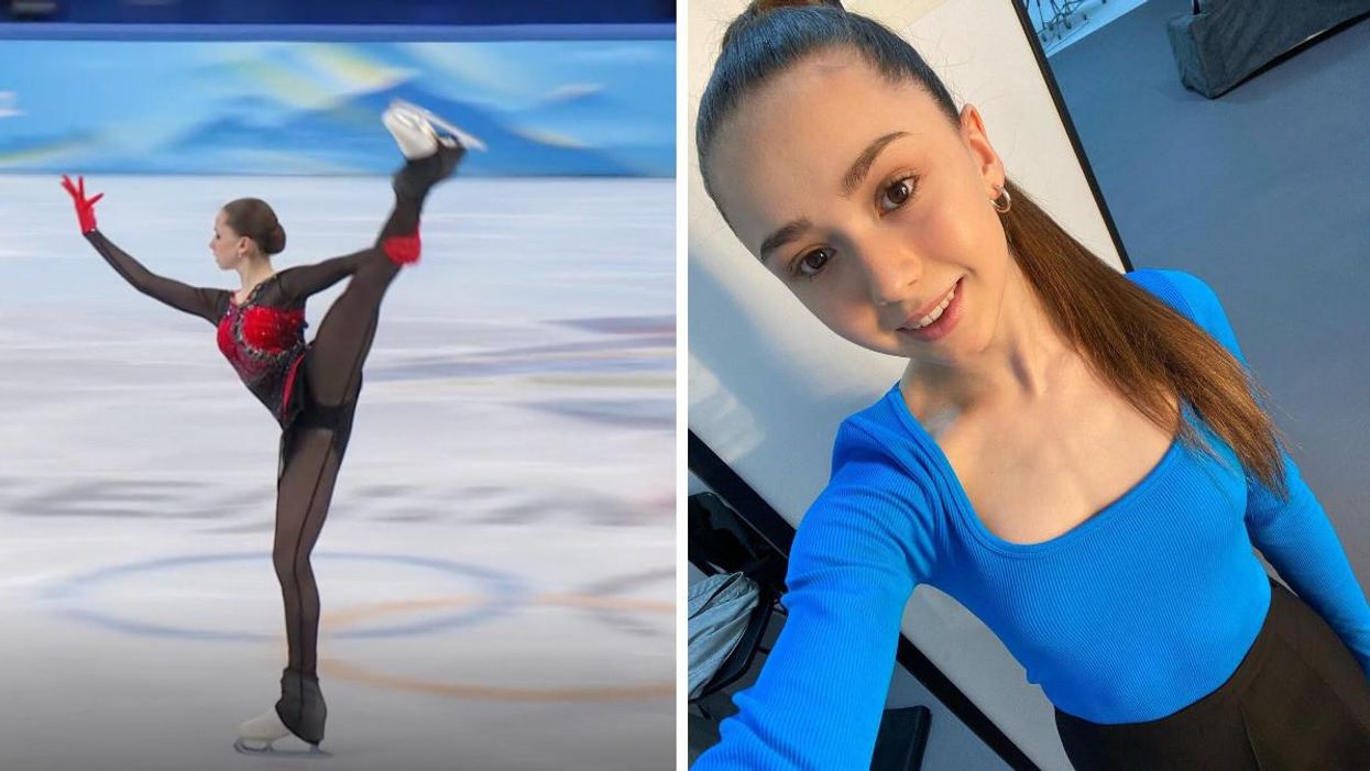 Kamila Valieva Is The First Skater Ever To Land A 'Quad' At The Olympics & She's Only 15
