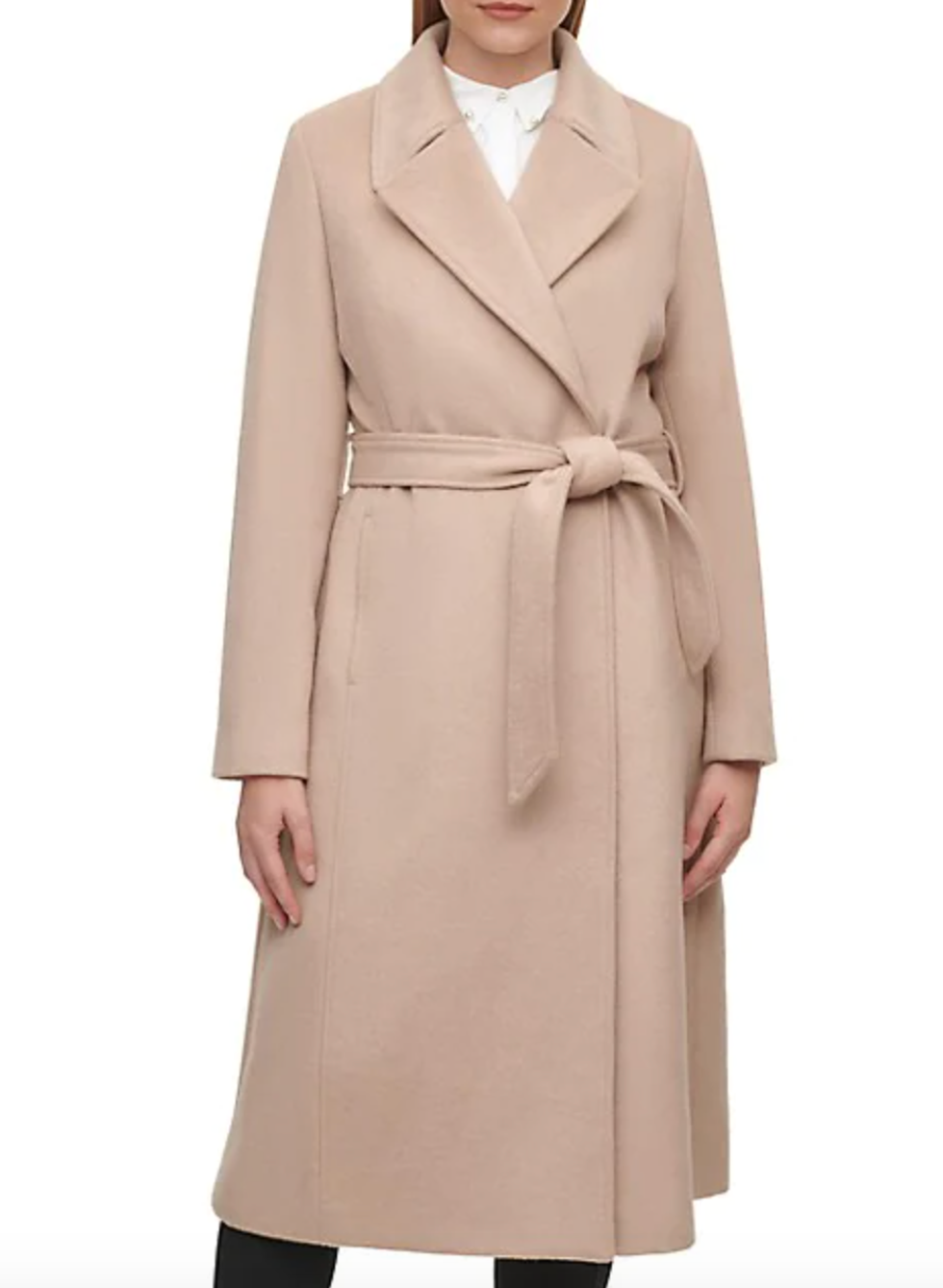 Karl Lagerfeld Belted Maxi Robe.
