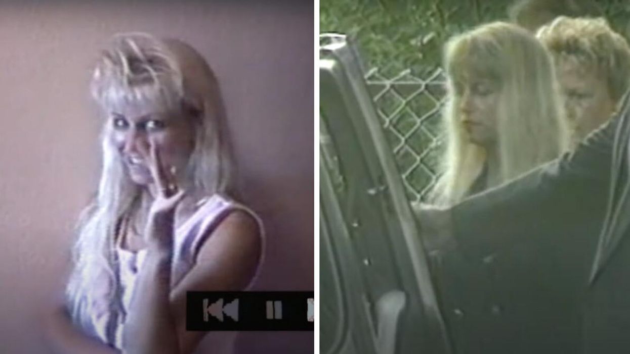 Karla Homolka young. Right: Karla Homolka now.