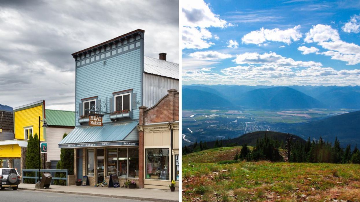Kaslo, B.C. Right: Creston, B.C.