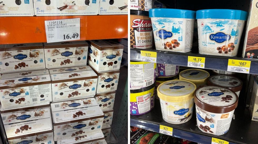 kawartha dairy ice cream at costco and walmart
