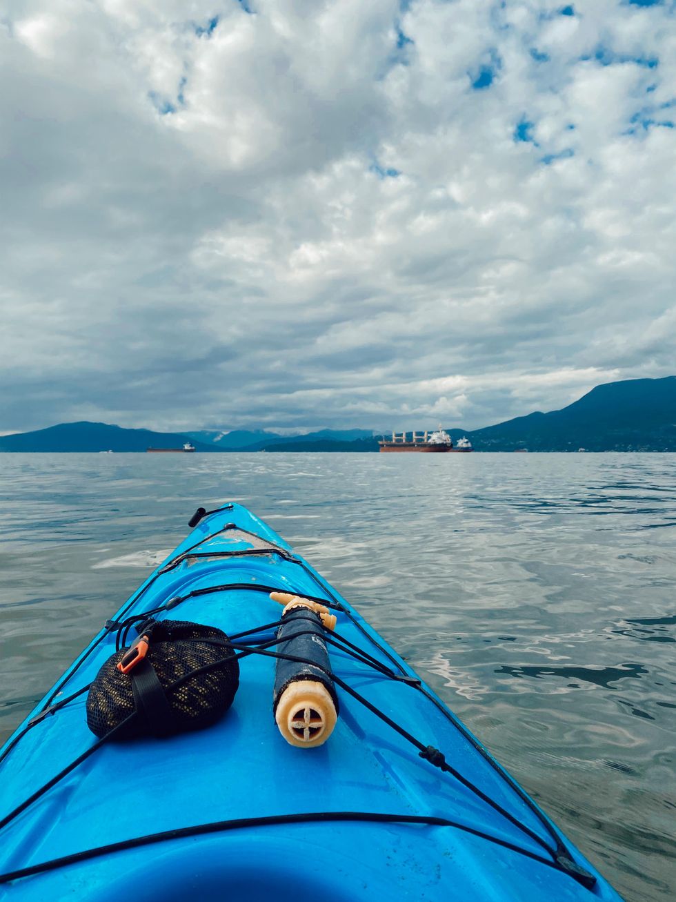 Kayaking in Vancouver, B.C.