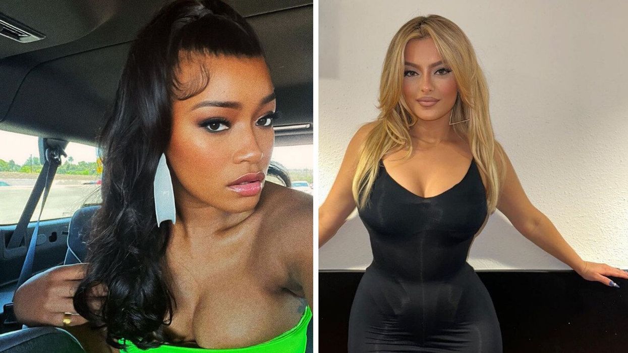 Keke Palmer. Right: Bebe Rexha.