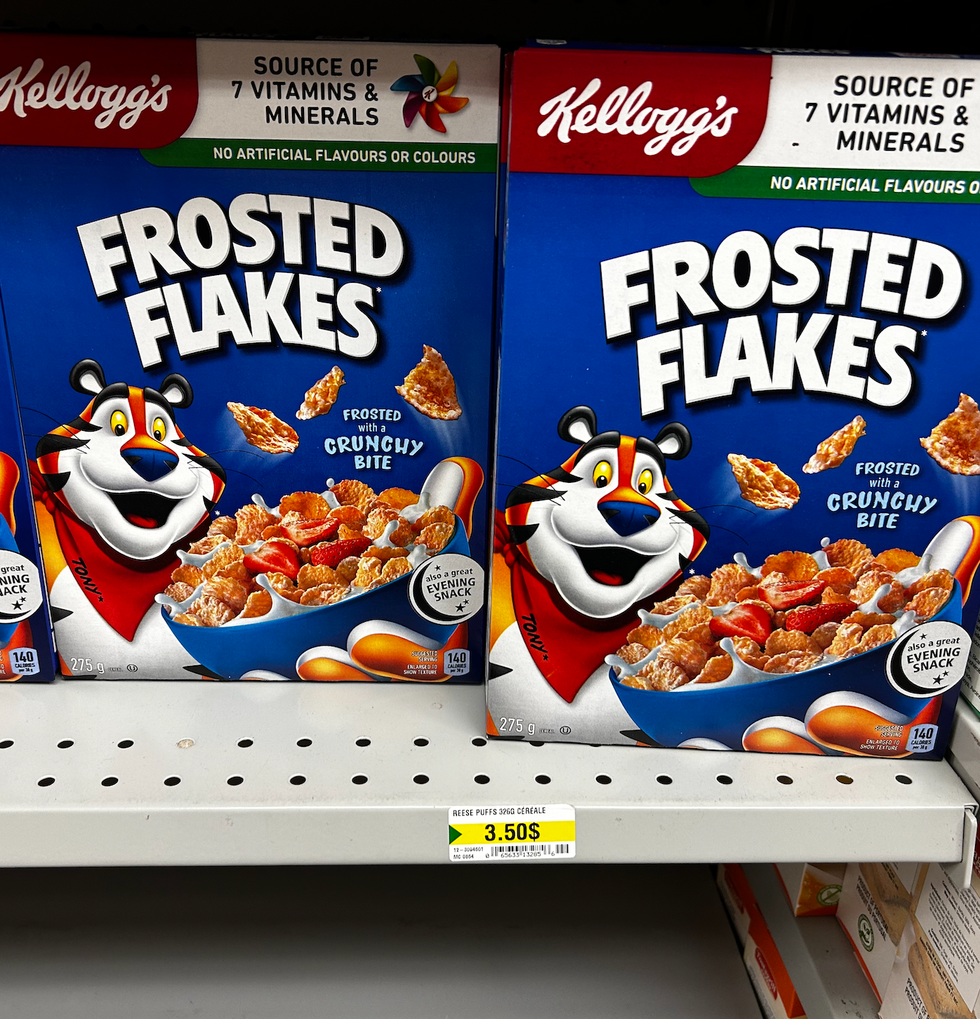 Kellogg's - Frosted Flakes en vente au Dollarama de Ch\u00e2teauguay.