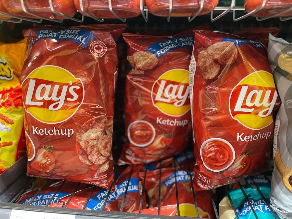 Ketchup chips.