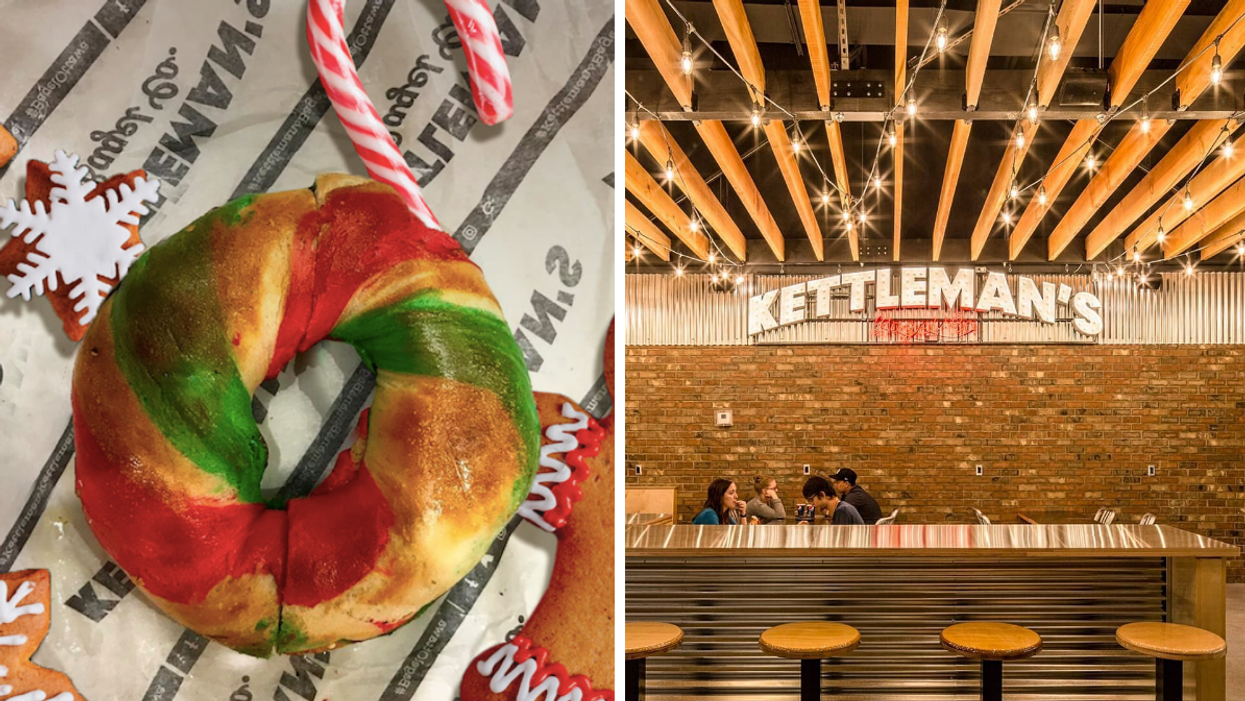 Kettlemans Bagel In Ontario Has A New Peppermint Bagel & It Tastes Like Christmas Morning