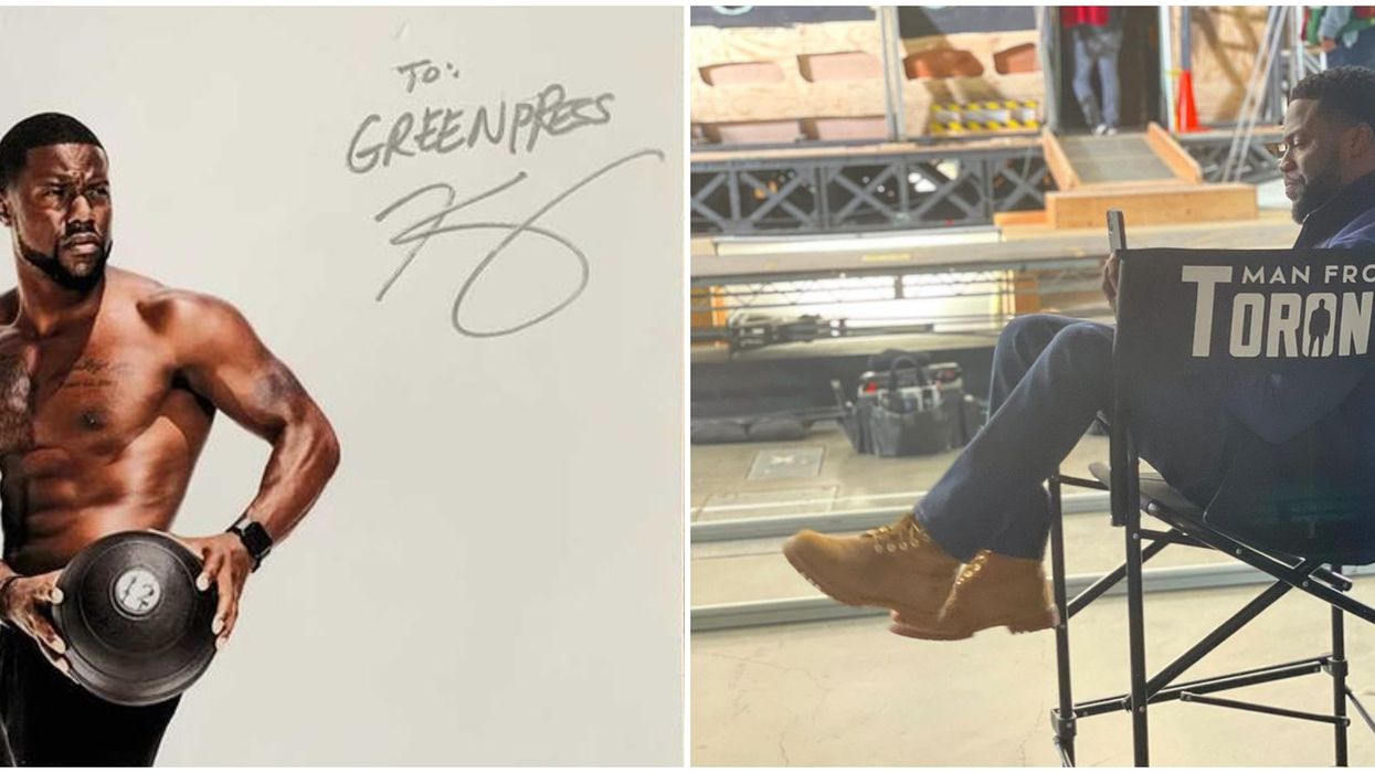 Kevin Hart Sent A Signed Photo To His Favourite Toronto Juice Bar After Filming In Town