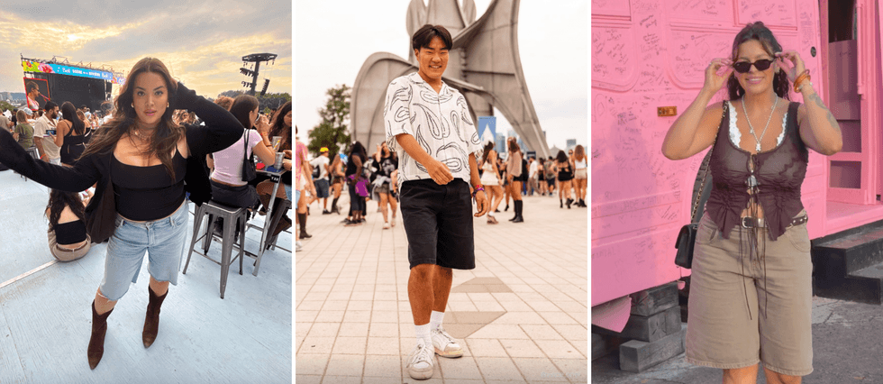 Khate Lessard au festival Osheaga, Tommy-Lee Salvas au festival Osheaga, Alanis Desilets au festival Osheaga.