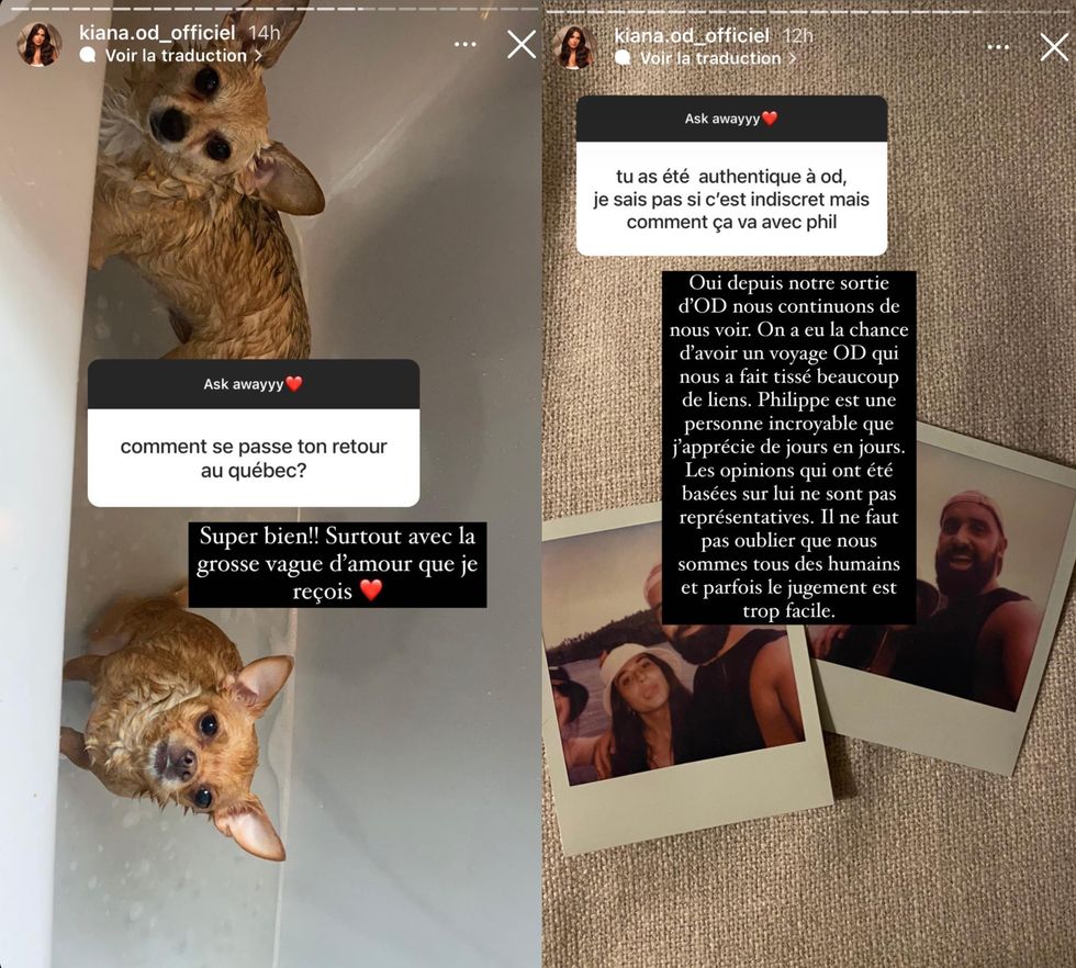Kiana fait un retour sur OD.