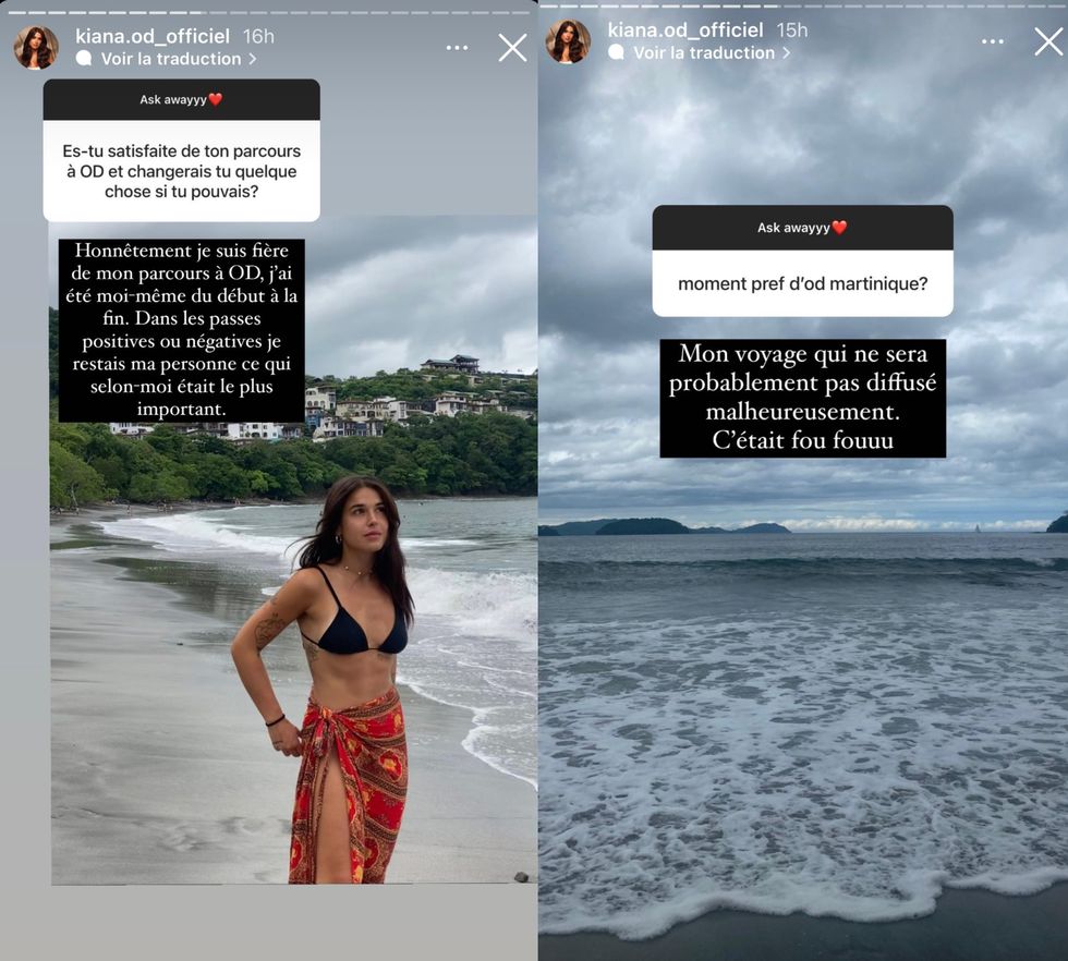 Kiana fait un retour sur OD.