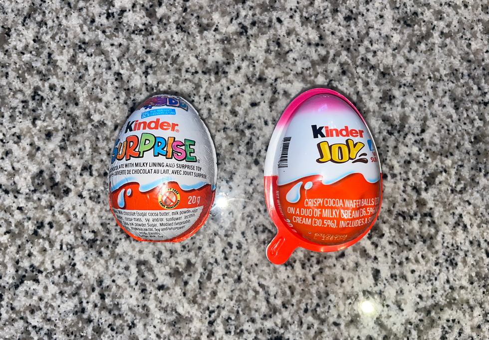 Kinder Surprise VS Kinder Joy.