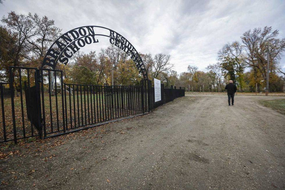 Kinew attends ceremony at school burial site