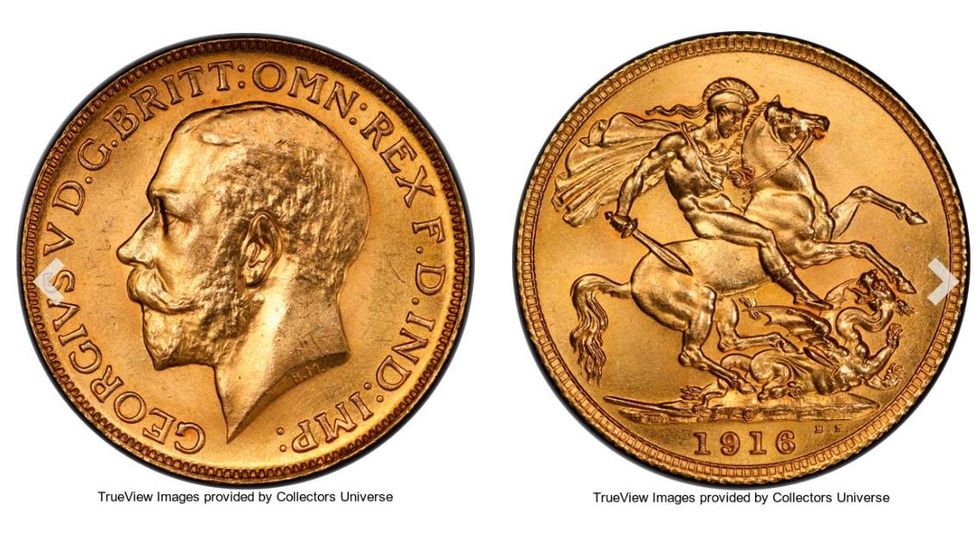 King George V Gold Sovereign.