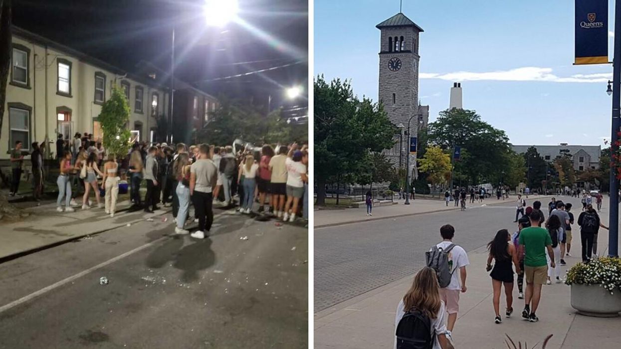 Kingston Police Cracked Down On Massive Parties Near Queen's University Last Weekend