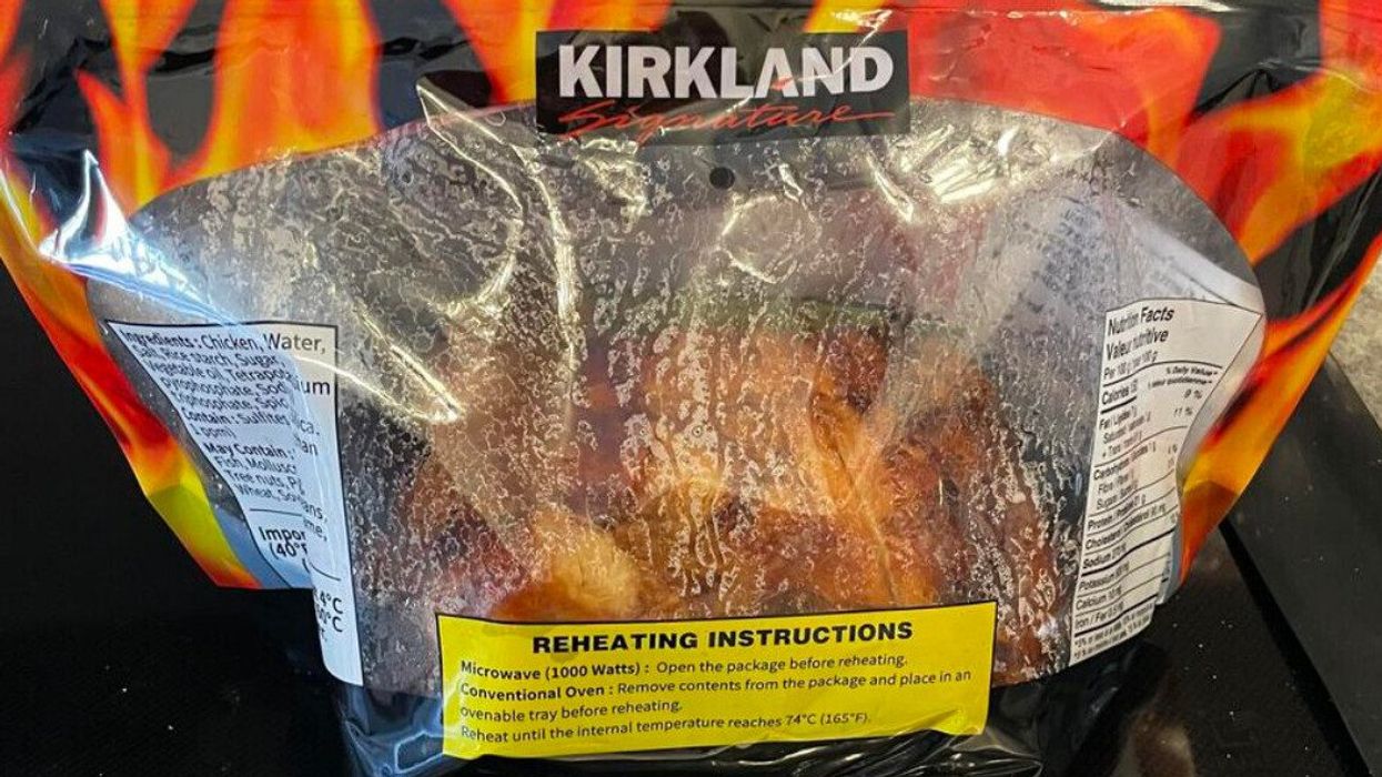 Kirkland rotisserie chicken at Costco.