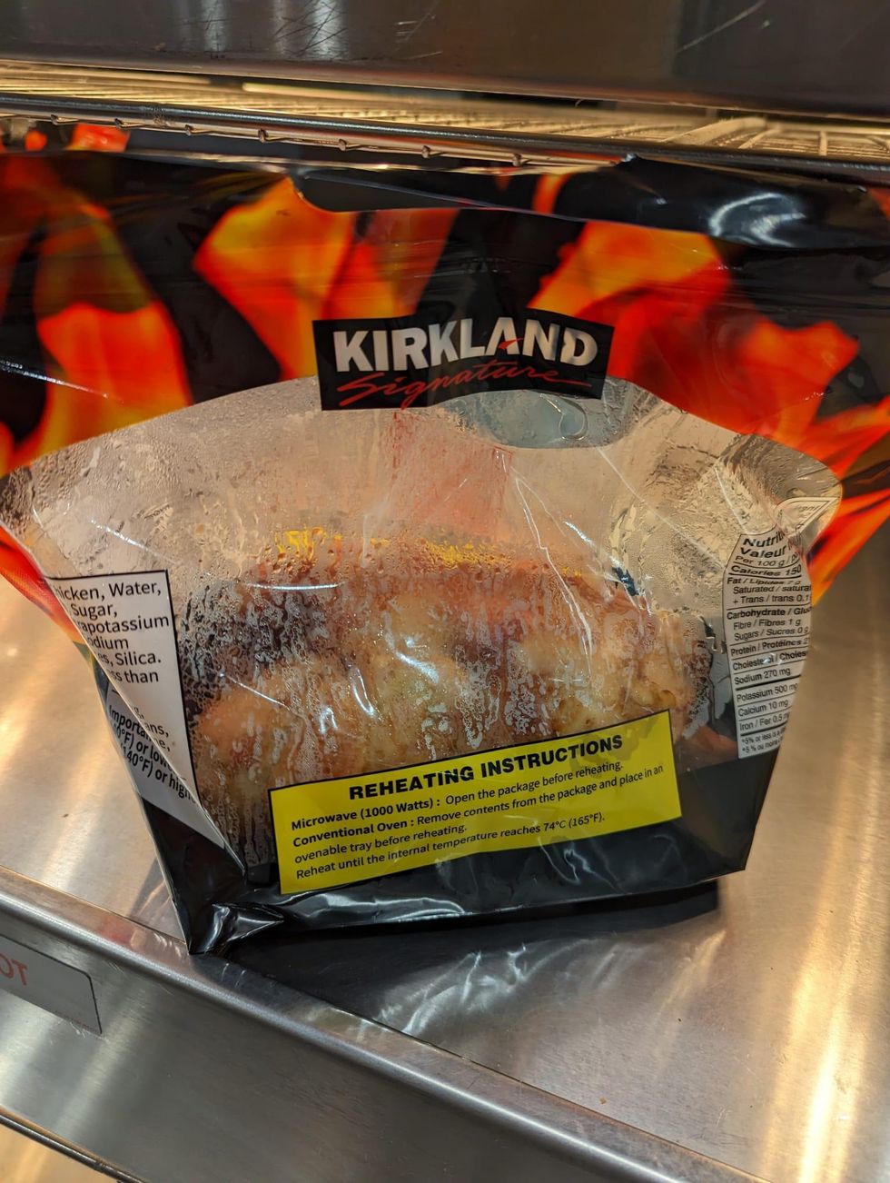 Kirkland rotisserie chicken.