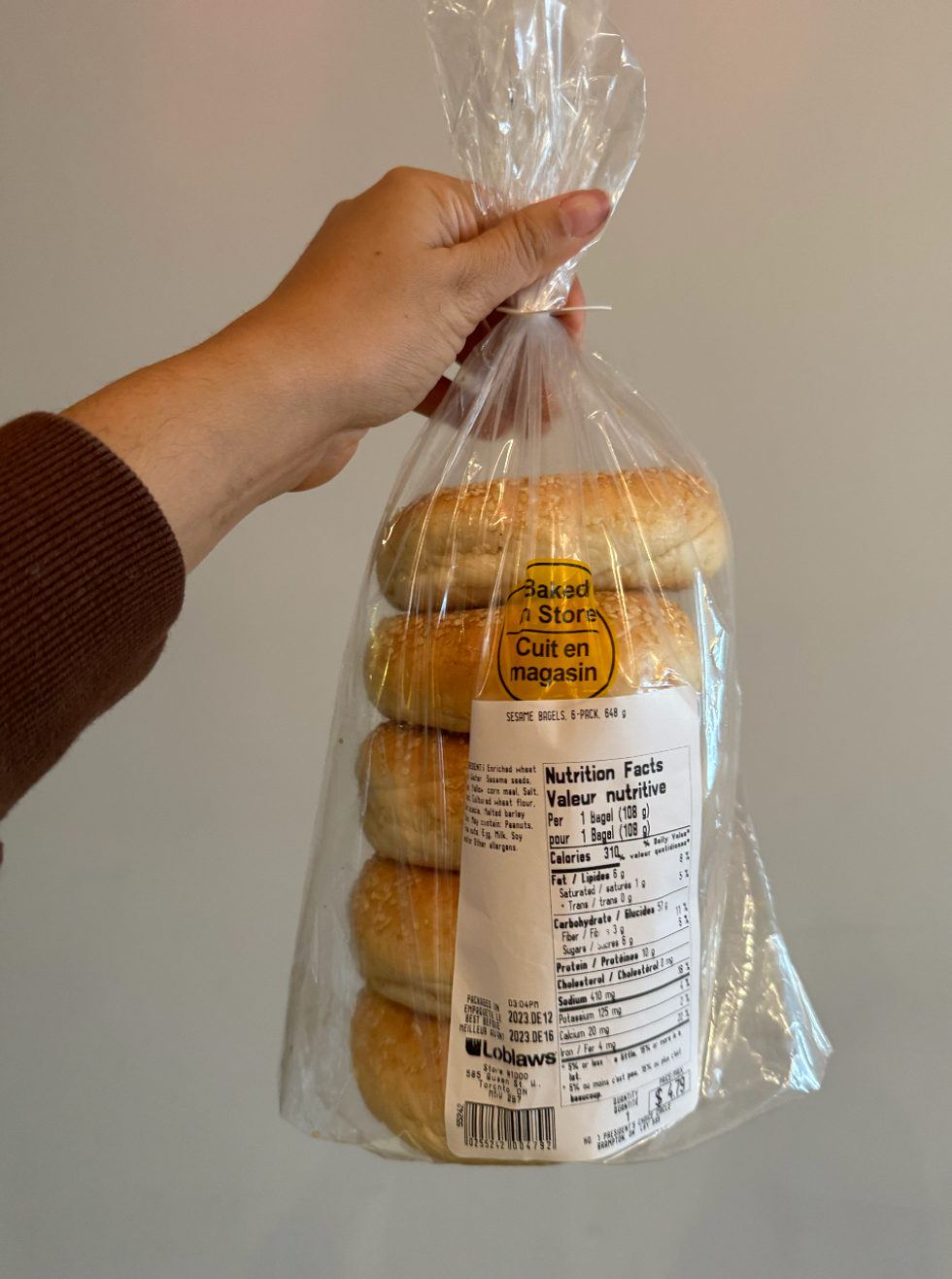 Kirkland Sesame Bagels