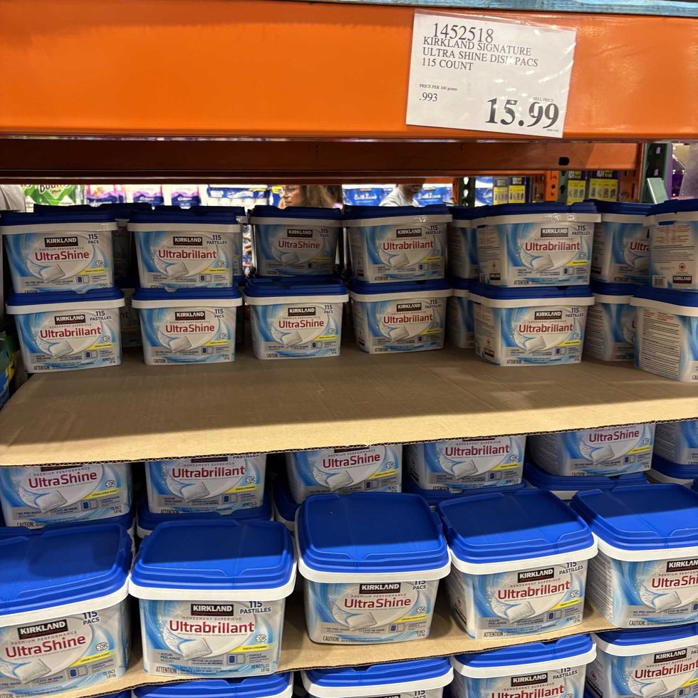 Kirkland Signature dishwasher pacs at Costco