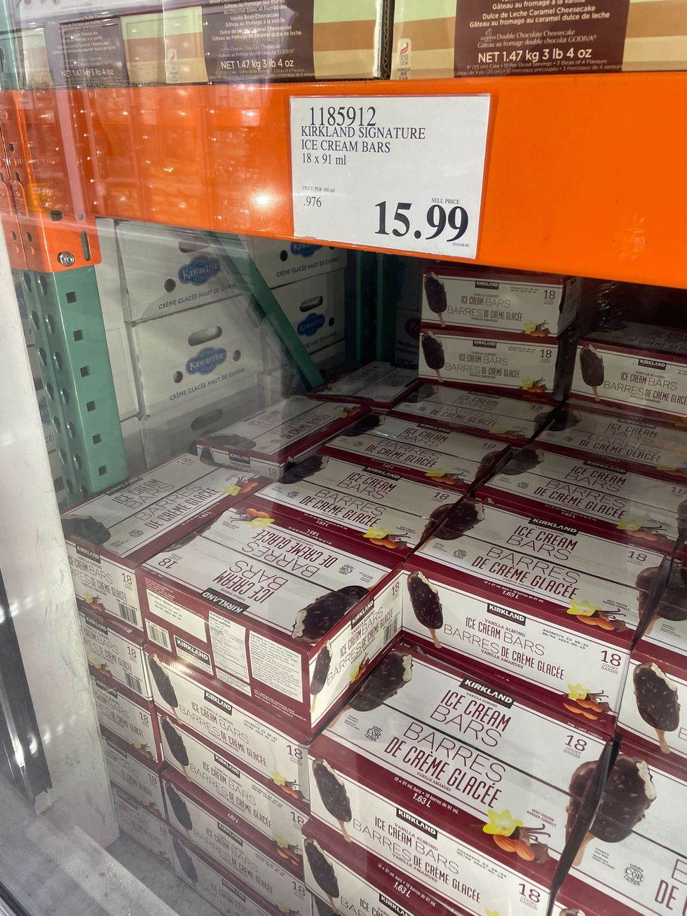 kirkland signature ice cream bars