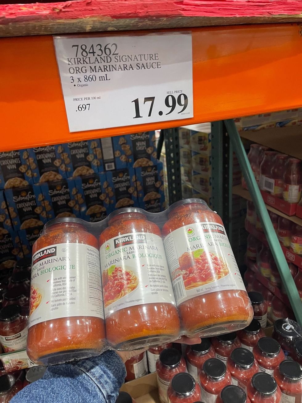kirkland signature marinara sauce