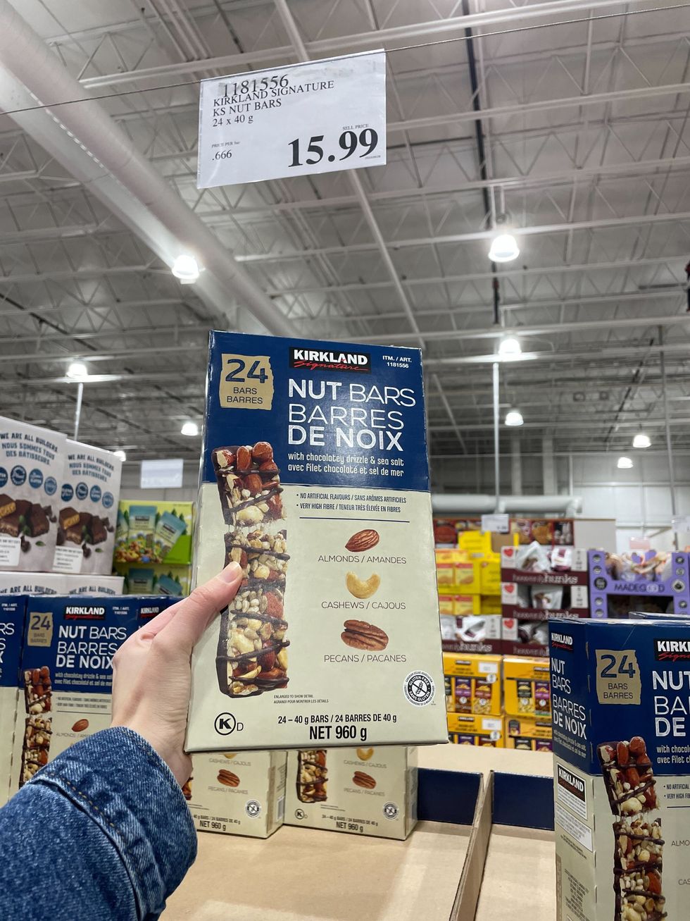 kirkland signature nut bars