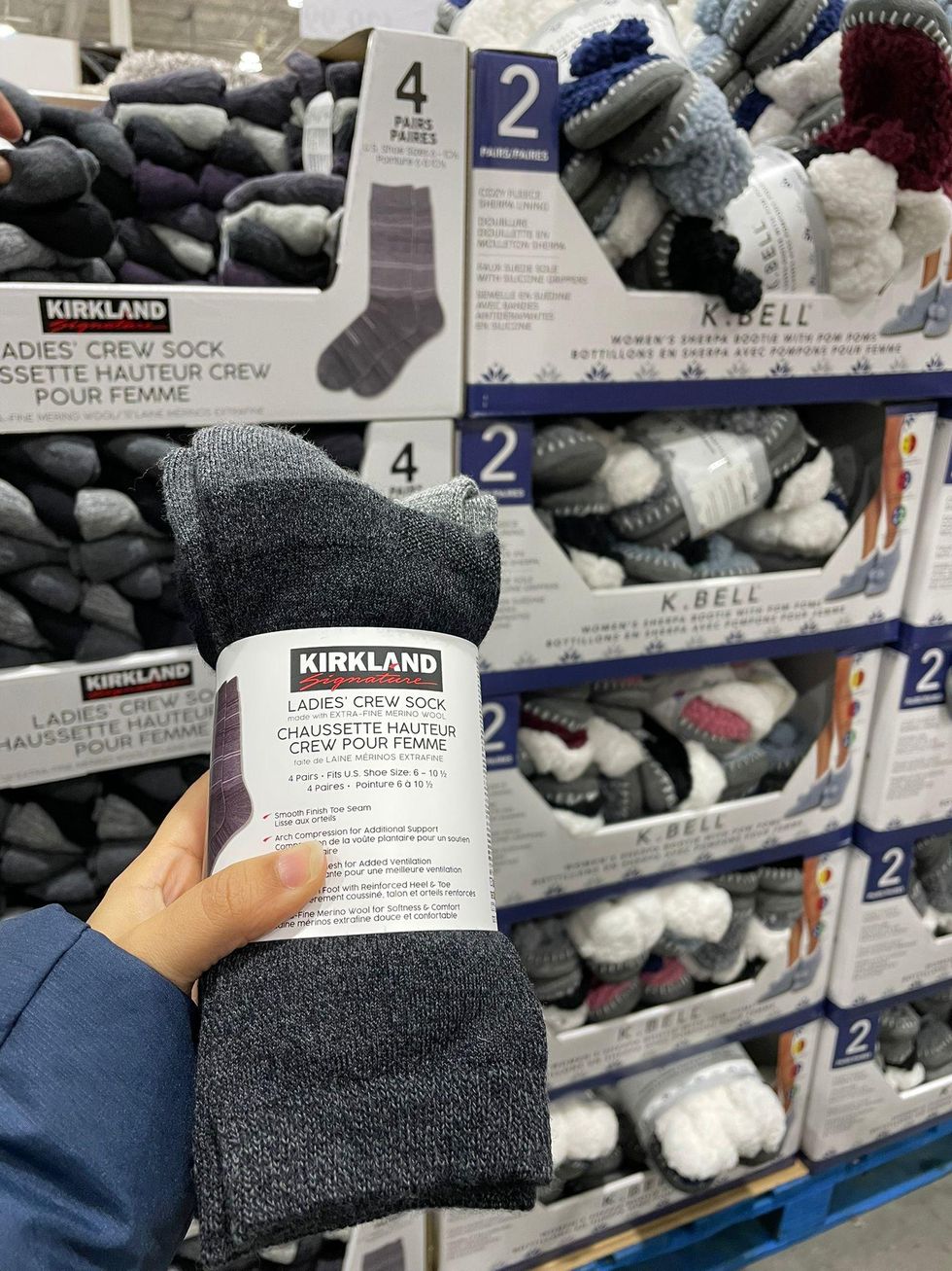 Kirkland Signature products at Costco.