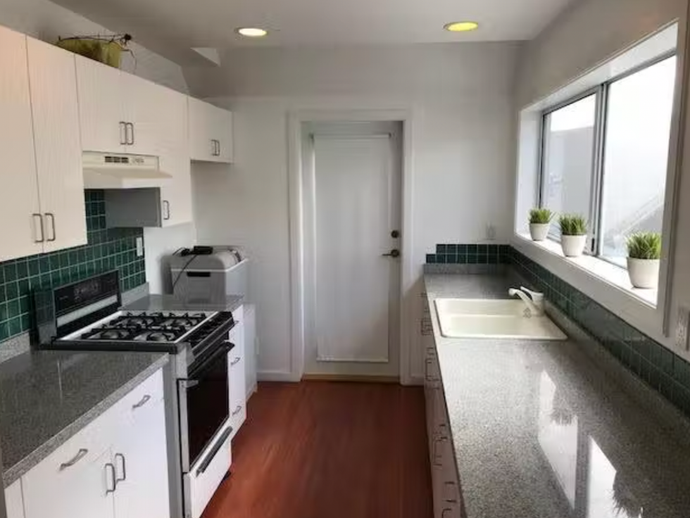 Kitchen in the home.