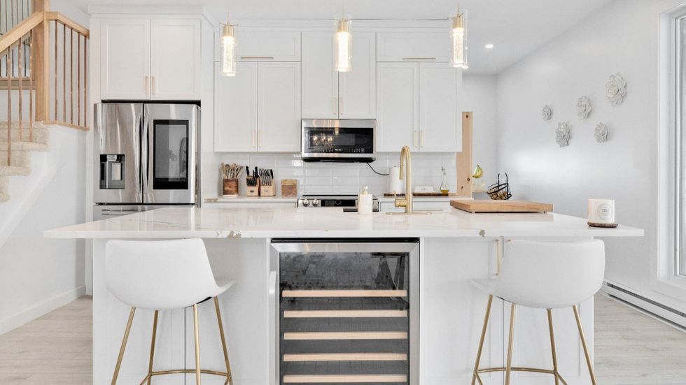 Kitchen in the house for sale.