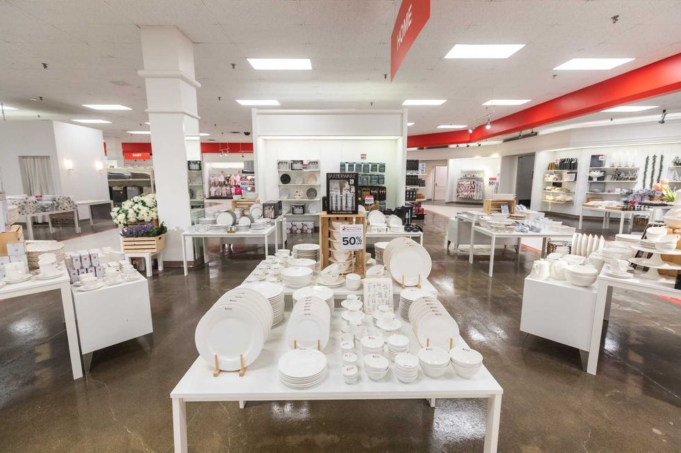 kitchen products on display at zellers londonderry mall store in edmonton