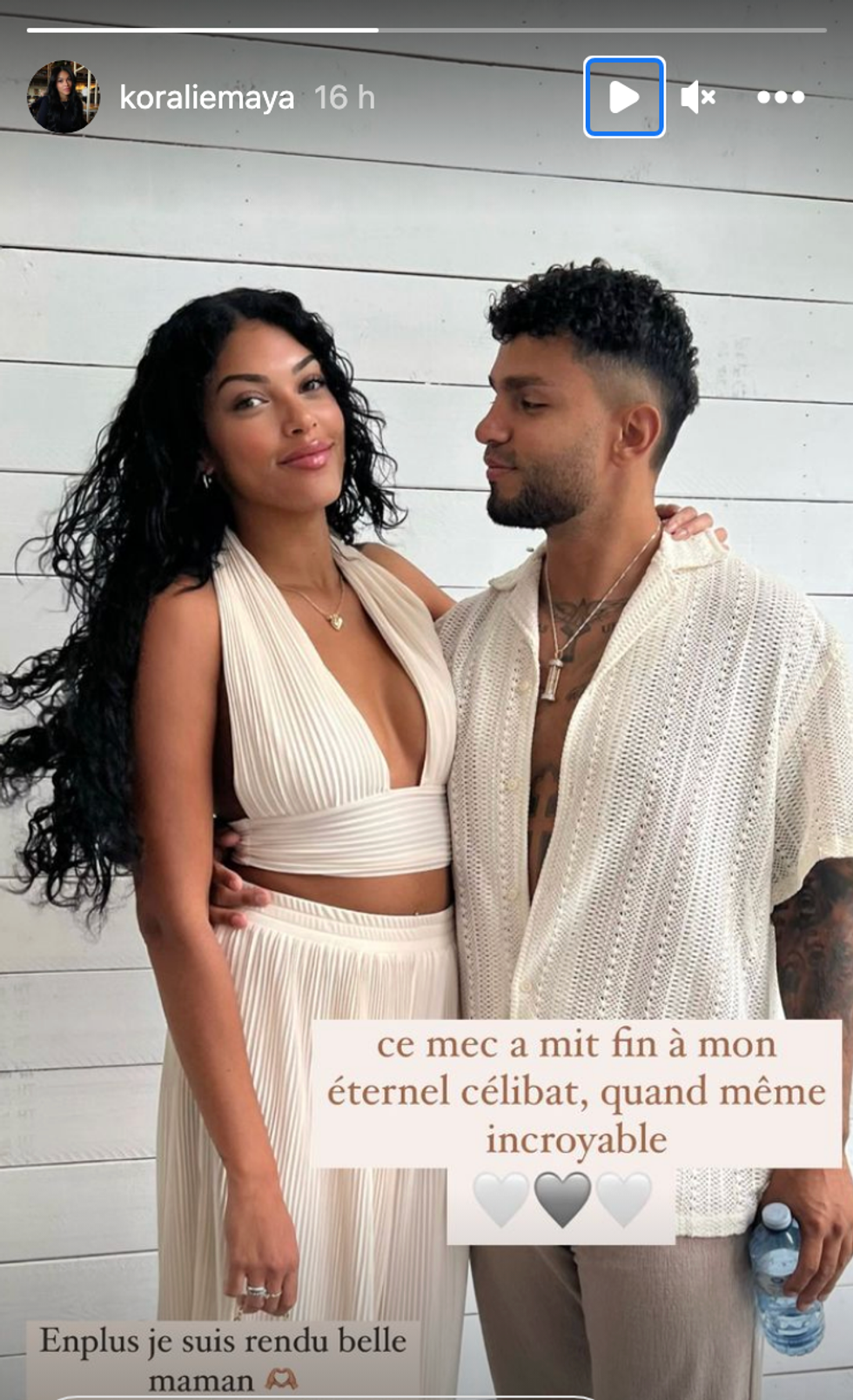 Koralie-Maya et son copain.