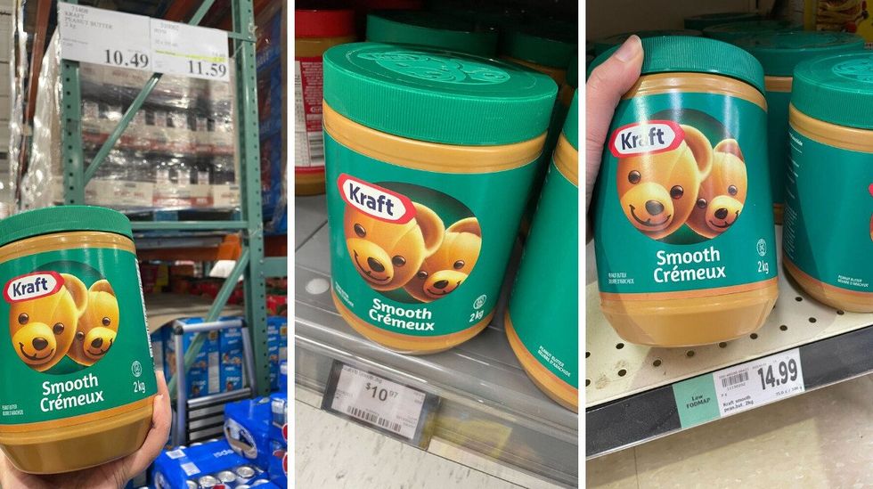 Kraft peanut butter,