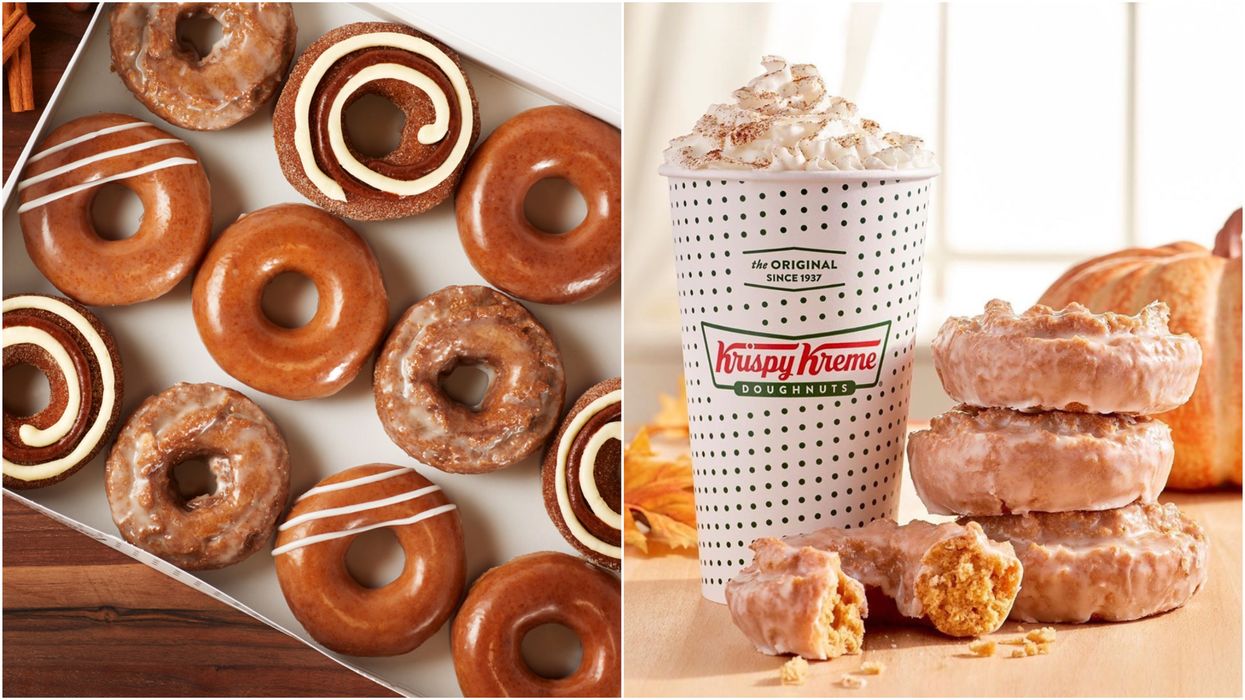 Krispy Kreme Canada’s Fall Menu Just Dropped & There's So Much Pumpkin Spice