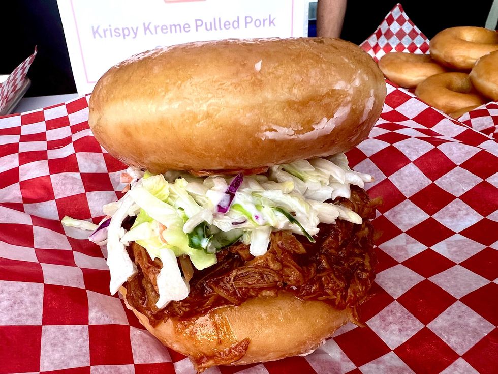 Krispy Kreme Pulled Pork.