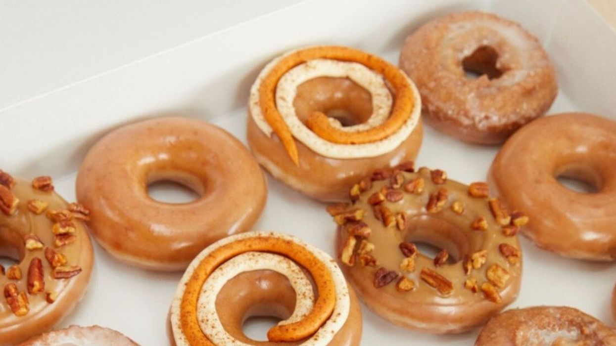 Krispy Kreme's new fall donuts.