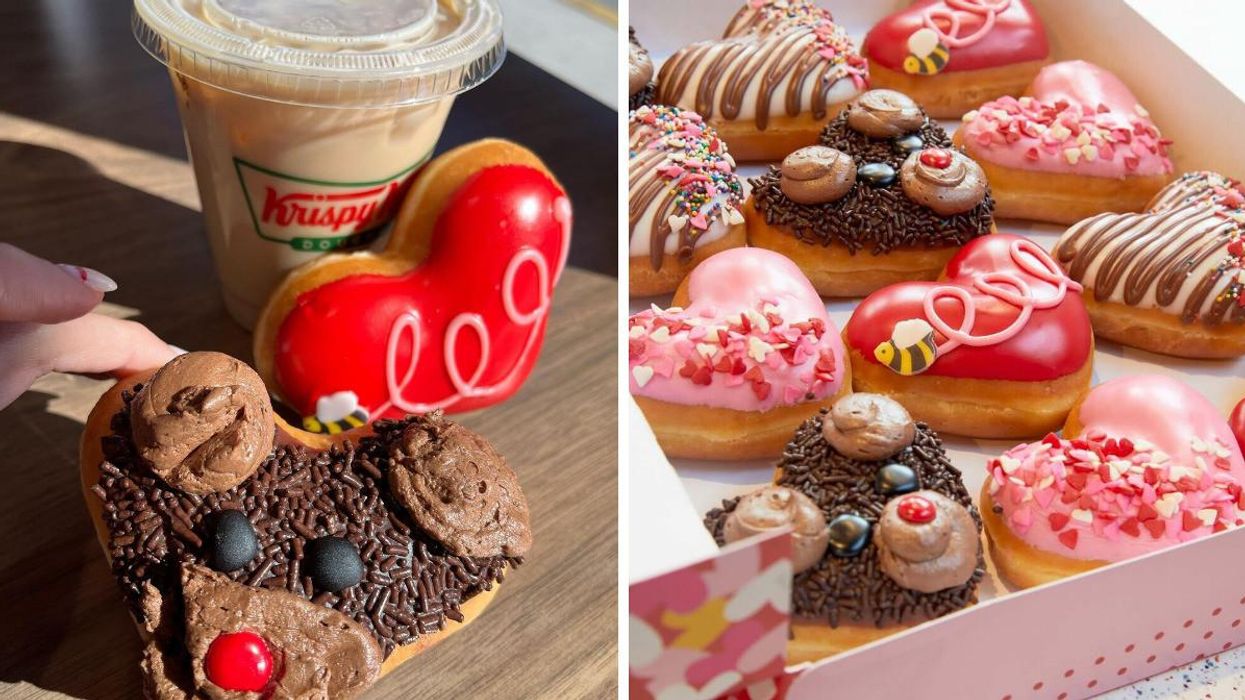 Krispy Kreme sort ses beignes pour la Saint-Valentin au Québec et ça fait saliver