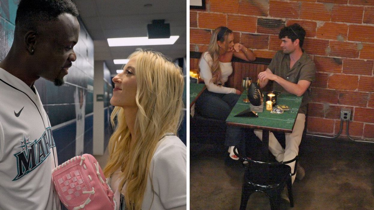 Kwame and Chelsea on Love Is Blind Season 4. Right: Micah and Paul on Love Is Blind Season 4.