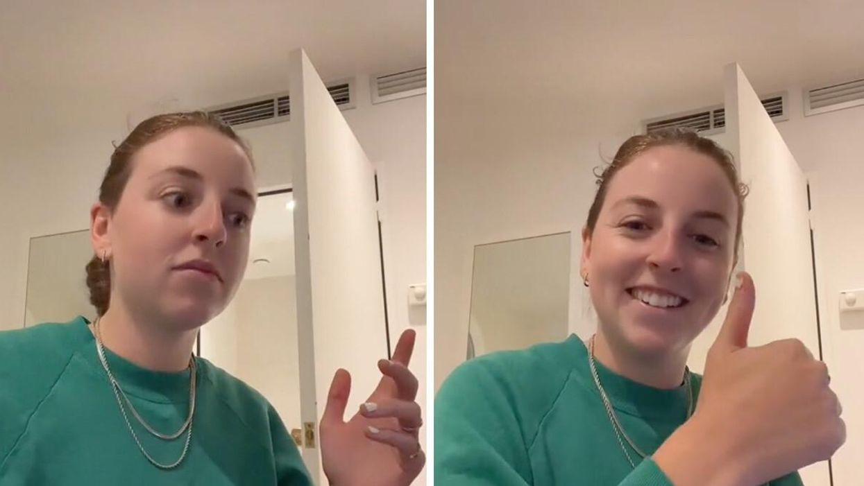 Kyra Brown in her TikTok video.