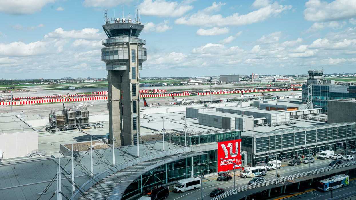L'aéroport de Montréal (YUL).