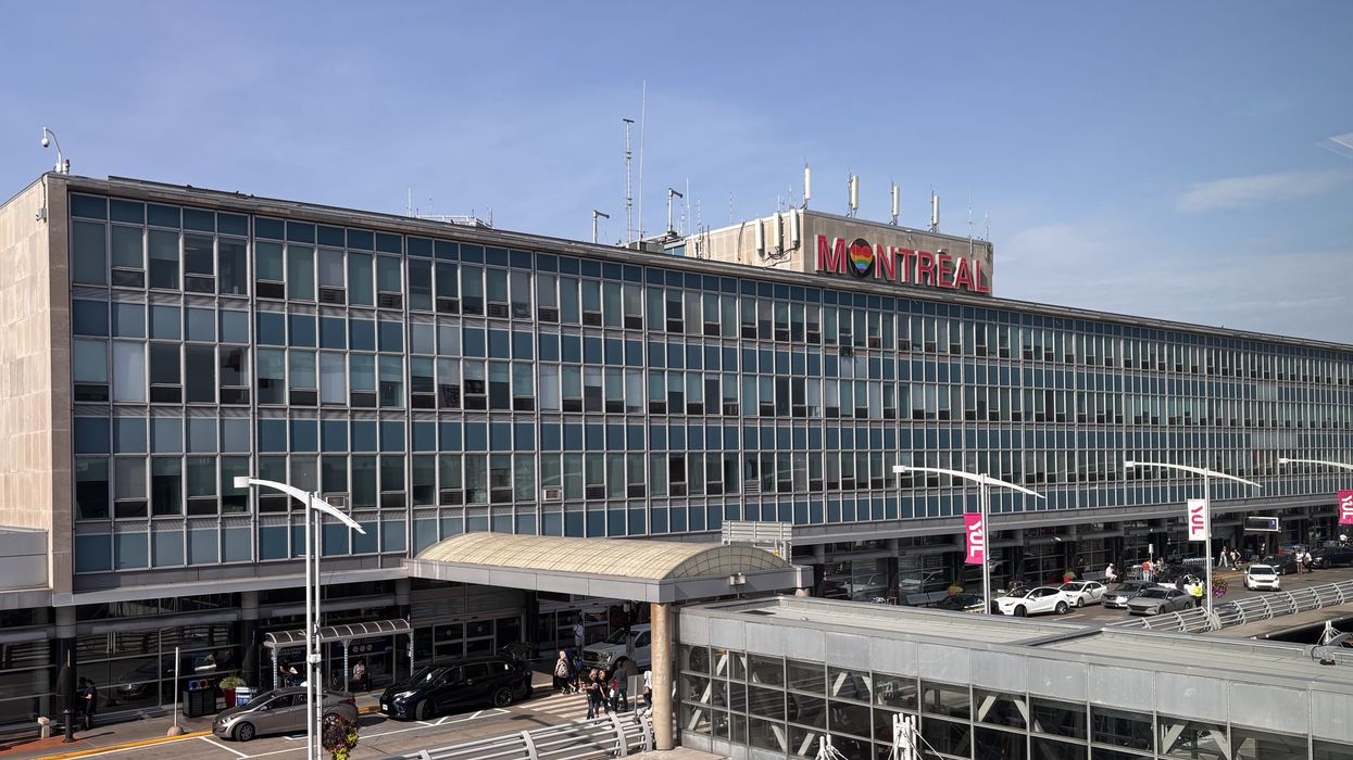 L'aéroport de Montréal.