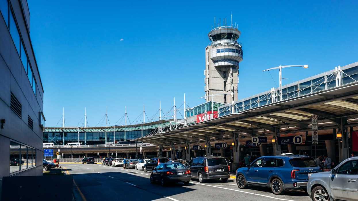 L'aéroport de Montréal.