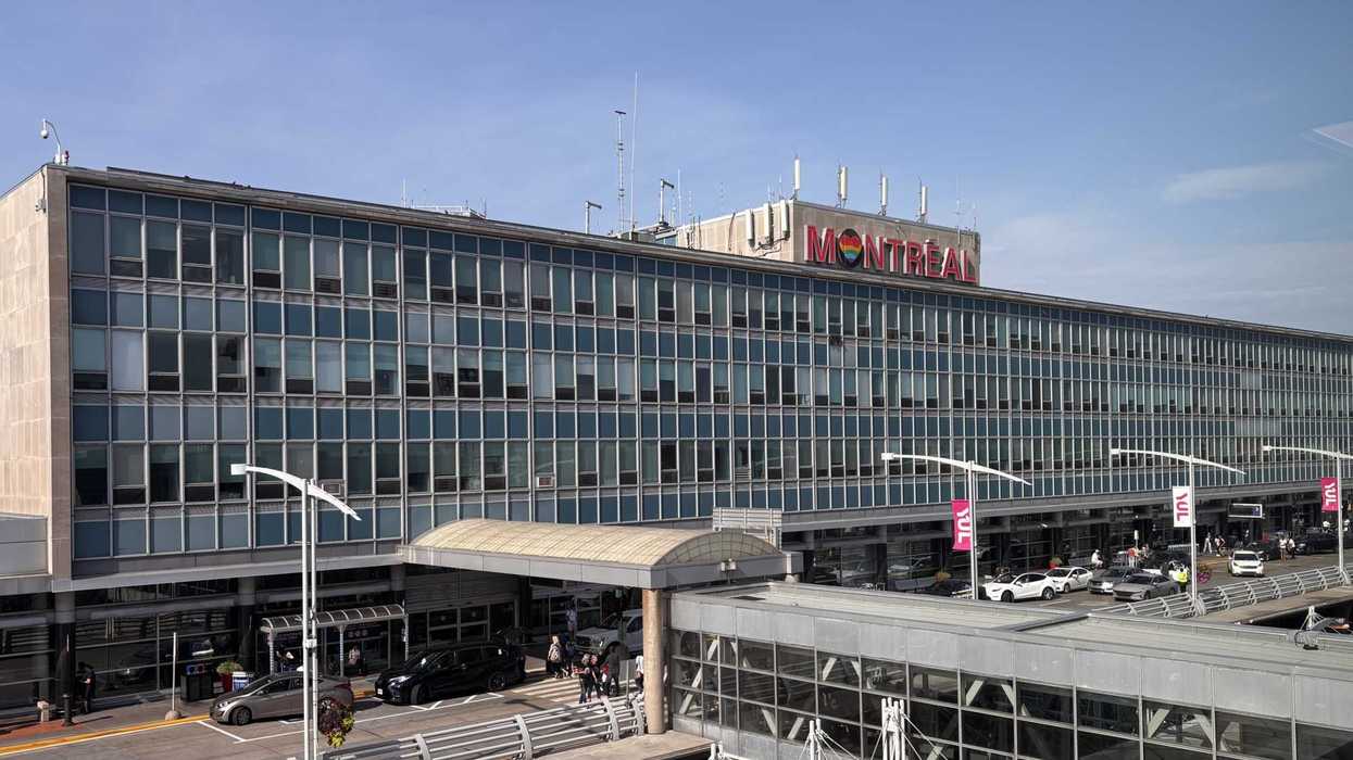 L'aéroport Montréal-Trudeau.