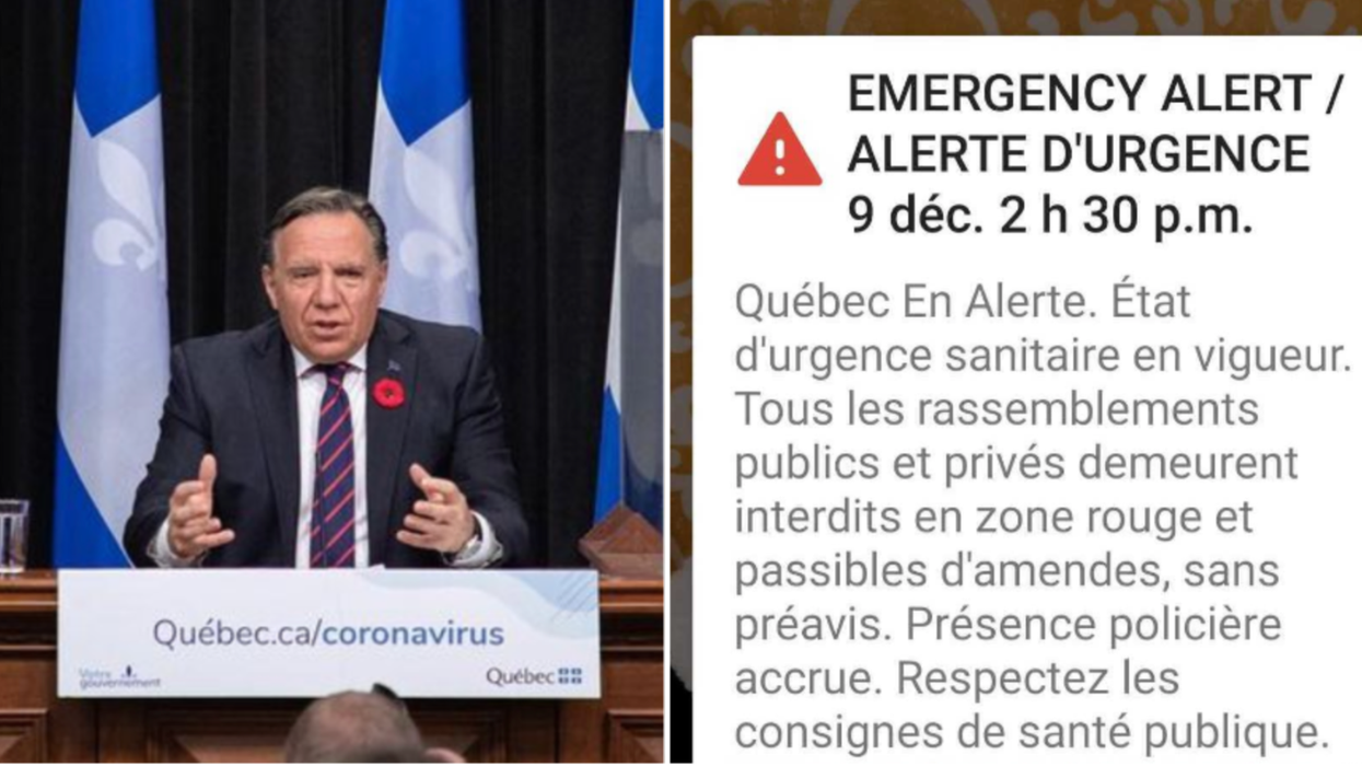 L'alerte d'urgence envoyée au Québec a fait planter le site du gouvernement
