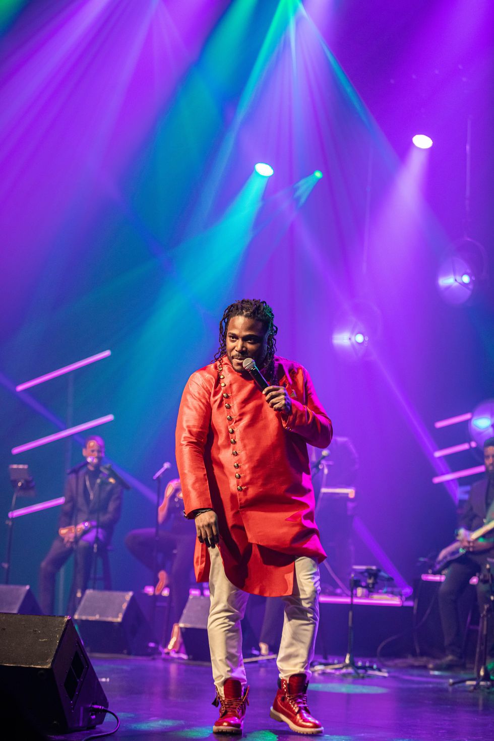 L'animateur du Gala Dynastie 2022, Erich Preach.