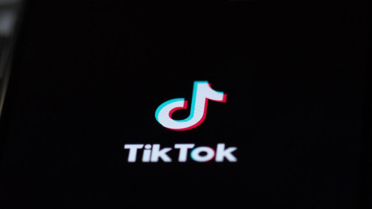 L'application TikTok.