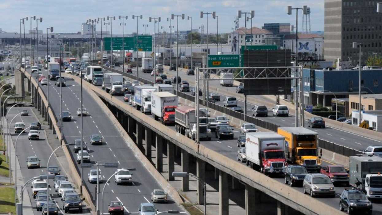 L'autoroute 40 à Montréal.