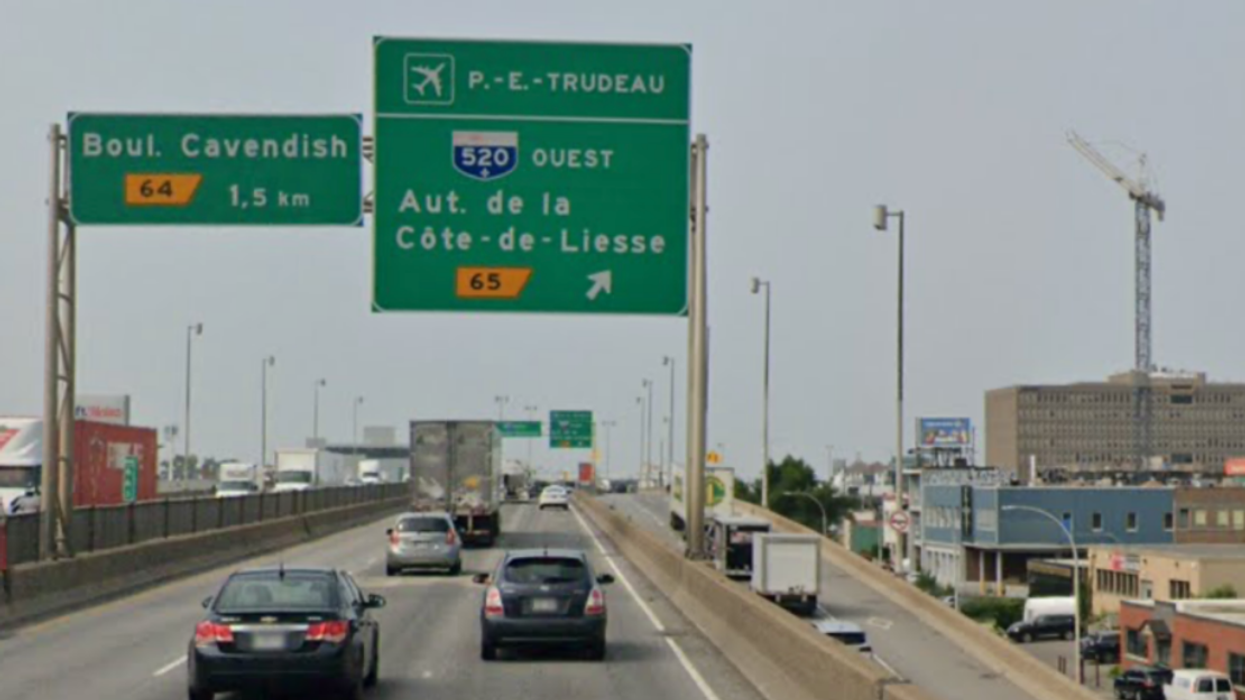 L'autoroute 40.