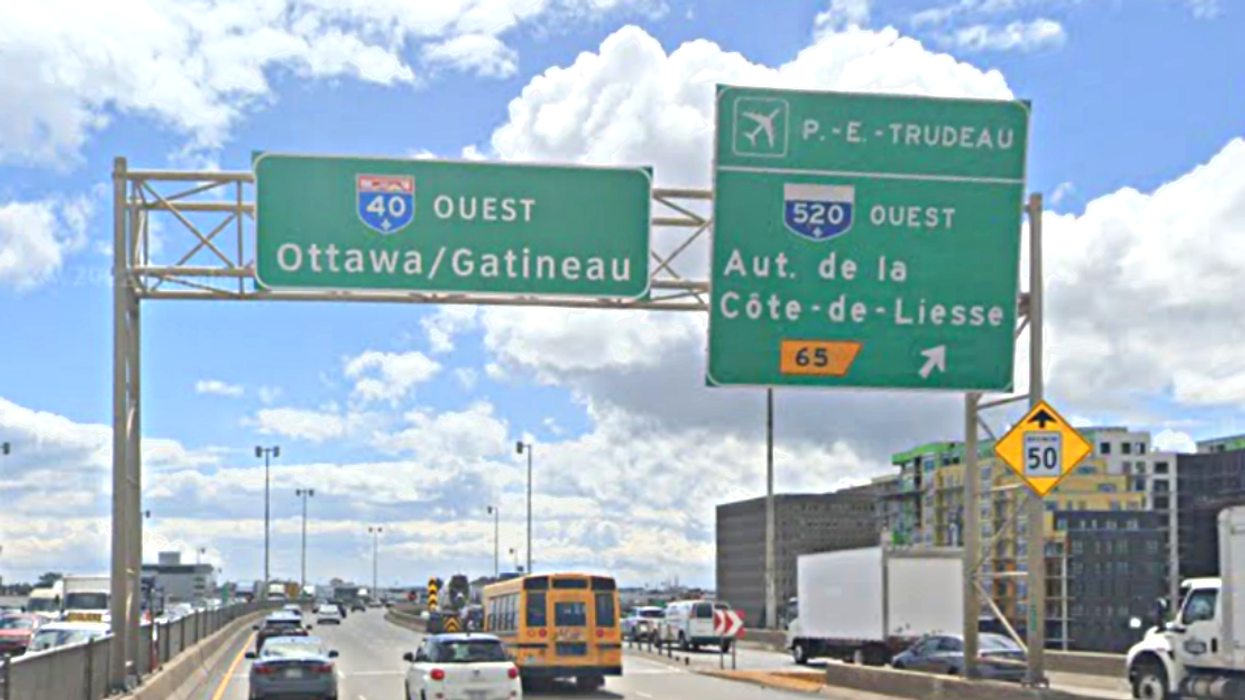 L'autoroute 40.